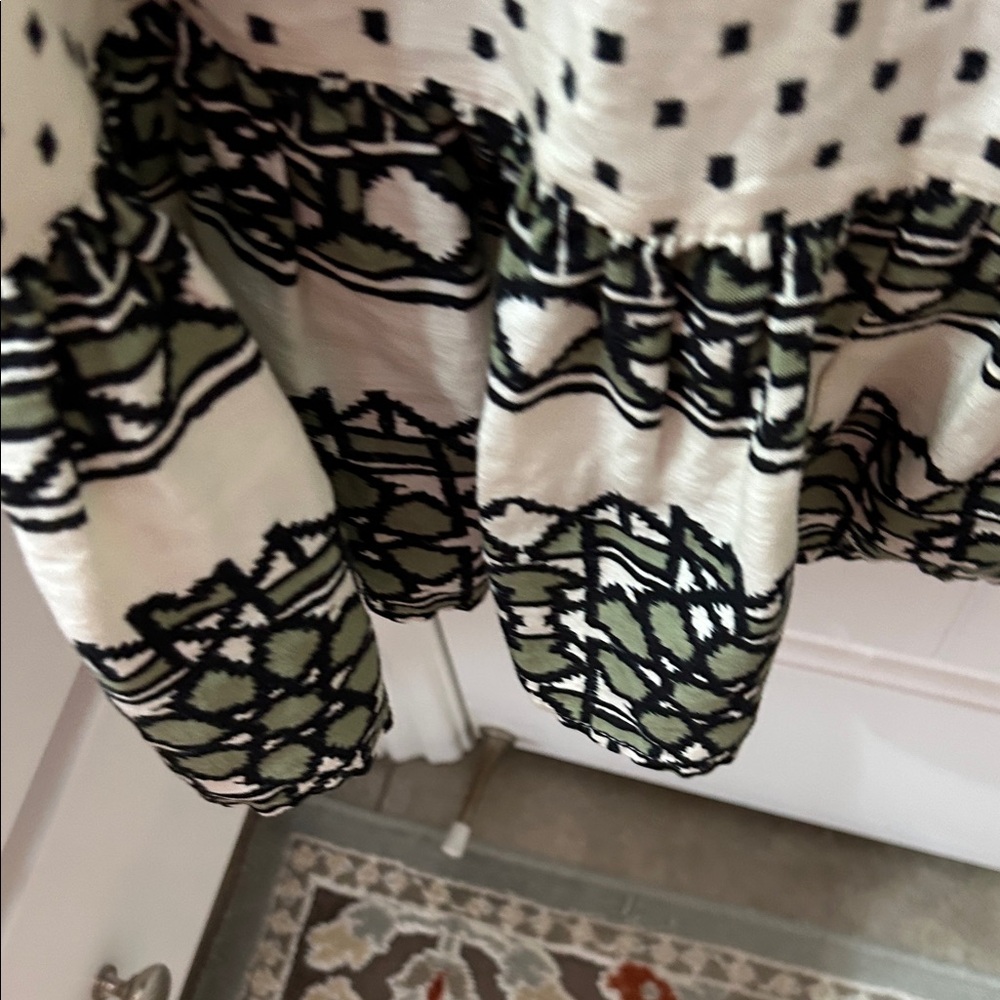 Knox Rose Black,Green, white polka dot dress. Super cute - Picture 6 of 6